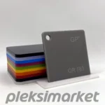 Açık Gri Dökme Pleksi Akrilik Levha