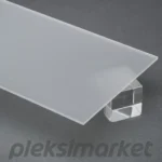 Çekme Buzlu Beyaz Pleksi Akrilik Levha