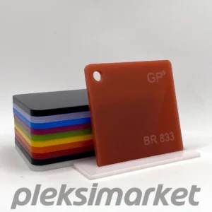 Kahverengi Dökme Pleksi Akrilik Levha