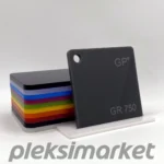 Koyu Gri Dökme Pleksi Akrilik Levha