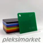 Koyu Yeşil Dökme Pleksi Akrilik Levha