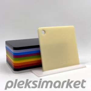 Krem Dökme Pleksi Akrilik Levha