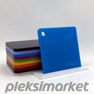Mavi Dökme Pleksi Akrilik Levha